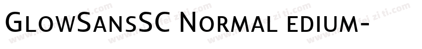 GlowSansSC Normal edium字体转换